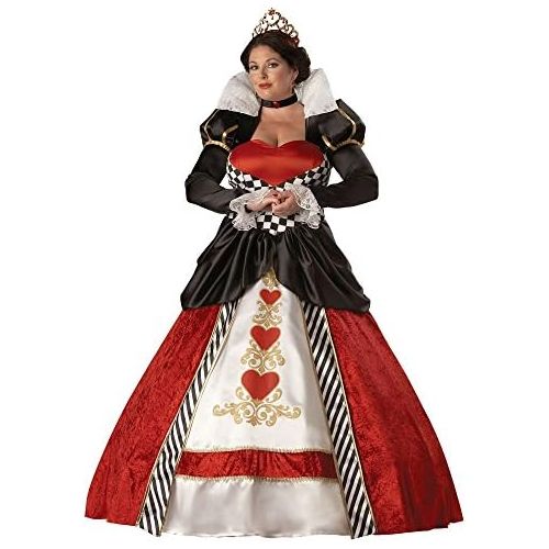  InCharacter In Character Costumes - Queen of Hearts Elite Collection Adult Plus Costume