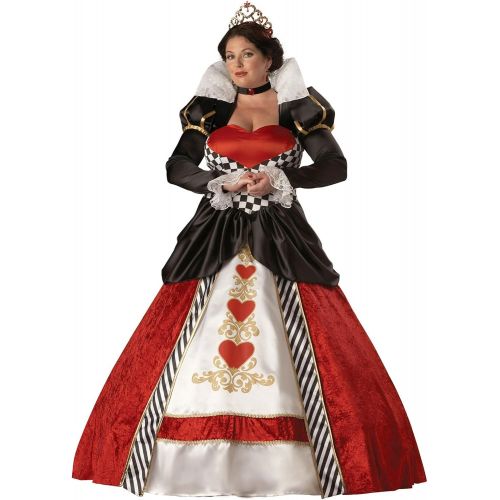  InCharacter In Character Costumes - Queen of Hearts Elite Collection Adult Plus Costume