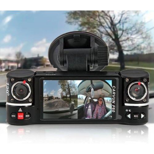  InDigi inDigi HD 2.7 LCD Dual Camera Rotated Lens Vehicle DVR Driving Recorder Car Black Box