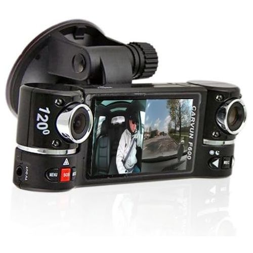  InDigi inDigi HD 2.7 LCD Dual Camera Rotated Lens Vehicle DVR Driving Recorder Car Black Box