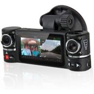 InDigi inDigi NEW! 2.7 TFT LCD DashCam Dual Camera Rotated Lens Car DVR Recorder AKA BlackBox