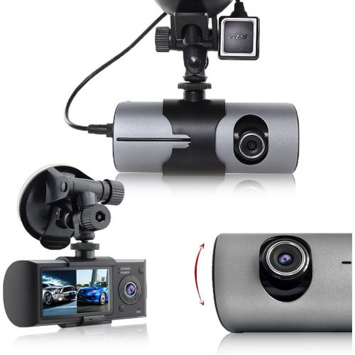  InDigi Indigi XR300 Dashboard Cam DVR Recorder - 2.7 LCD + Dual Lens(Front+Back) + GPS Module + Motion Recording