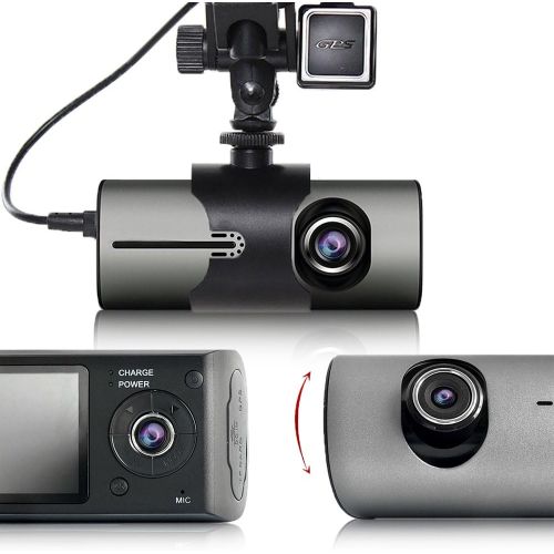  InDigi Indigi XR300 Car DVR Dash CAM + 2.7 LCD + Dual lens (Front & Back) + G-Sensor Recording + GPS Tracker