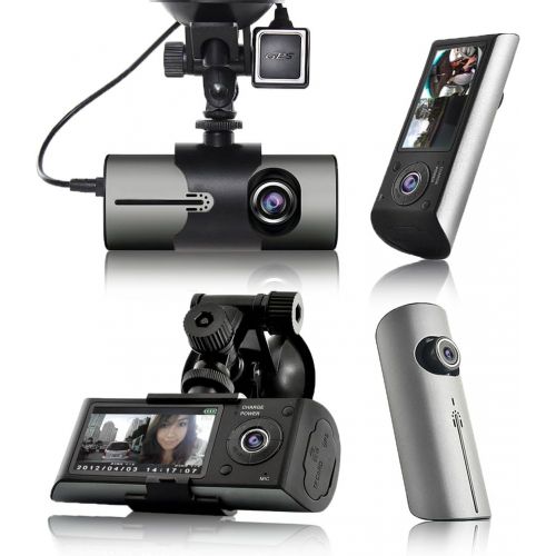  InDigi Indigi XR300 Car DVR Dash CAM + 2.7 LCD + Dual lens (Front & Back) + G-Sensor Recording + GPS Tracker