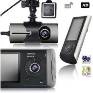 InDigi Indigi Dash Cam 2.7 TFT LCD HD Dual Camera Car DVR Black Box wGPS Tracker + G-Sensor