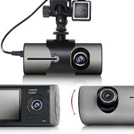 InDigi Indigi HD Dash-Cam Dual Camera Front+InCab Driving Recorder Car DVR GPS Logger G-Sensor