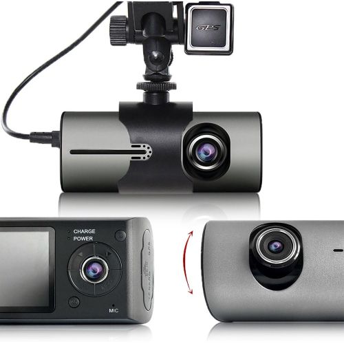  InDigi Indigi HD Dash-Cam Dual Camera Front+InCab Driving Recorder Car DVR GPS Logger G-Sensor