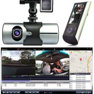 InDigi Indigi HD Car DVR Dual Camera Lens Dash Cam Night Vision GPS Logger G-Sensor Time Stamp