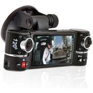 InDigi inDigi 2.7 TFT LCD Dual Camera Rotated Lens Car DVR Vehicle Video Recorder Dash Cam