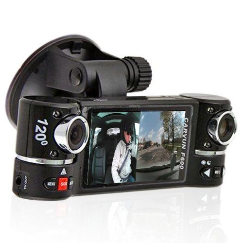  InDigi 2.7 TFT LCD Dual Camera Rotated Lens Car DVR Video Recorder Dash Cam FREE 32GB