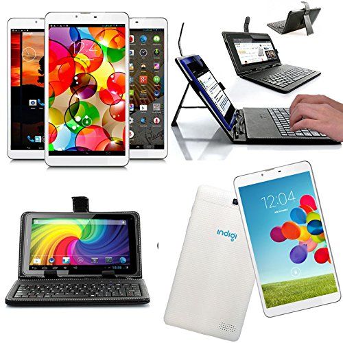  InDigi Indigi 7 Android 4.4 Tablet 3G SmartPhone WiFi Bluetooth Free Keyboard Case