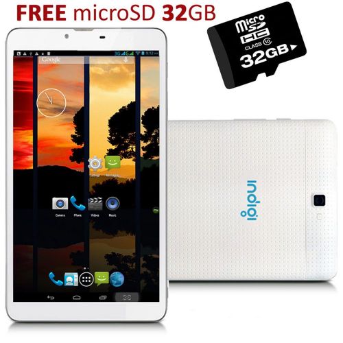  InDigi Indigi 7 Android 4.4 Tablet PC 3G GSM Wireless Phone Feature + Free Memory Card 32GB!