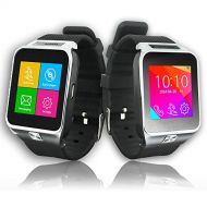 InDigi Indigi 2-in-1 Interconvertible GSM + Bluetooth Smart Watch w/ Camera For Android Phone & iPhone (Silver)