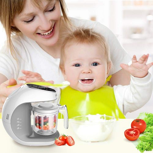  [아마존베스트]InFanso Infanso Baby Food Maker Food Processor BF300 for Infants and Toddlers 7 in 1 Organic Food Making Machine with Steam Cooker, Blender, Chopper, Defroster, Reheater, Disinfector and A