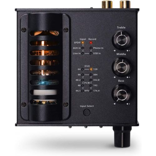  [아마존베스트]InLine 99207I AmpUSB-EQ, Hi-Res Audio HiFi DSD Headphone Tube Amplifier + Equalizer, USB DAC