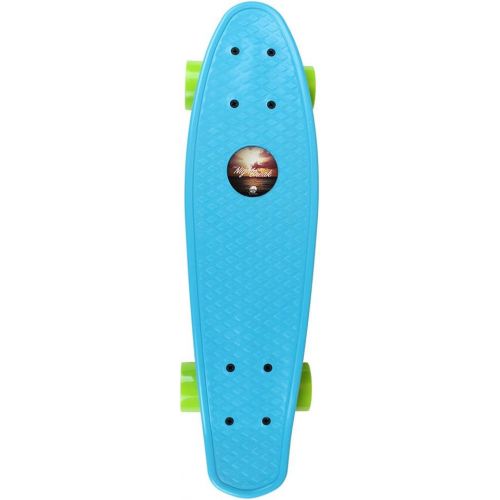  InMotion Nightbreak Series Plastic Cruiser Skateboards, Blue