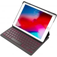 [아마존 핫딜] [아마존핫딜]Inateck iPad Keyboard Case 9.7, for iPad 6th Gen 2018 and iPad 5th Gen 2017, iPad Air 1, 7 Color Backlit, KB02002