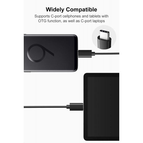  [아마존 핫딜]  [아마존핫딜]Inateck USB C OTG Adapter mit 3 USB Ports und SD/TF/SDH-Kartenleser, Kompatibel mit den meisten USB C Geraten