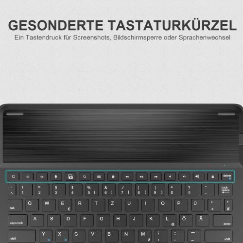  [아마존 핫딜]  [아마존핫딜]Inateck Ultraleichte Tastatur Huelle kompatibel mit 10,5” iPad Pro und 10.5” New iPad Air, Schutzhuelle fuer iPad Air 3 Gen. 2019, QWERTZ Layout, BK2005