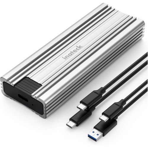  Inateck NVMe Enclosure for M.2 NVMe and SATA SSDs,USB 3.2 Gen 2 Type C,FE2025