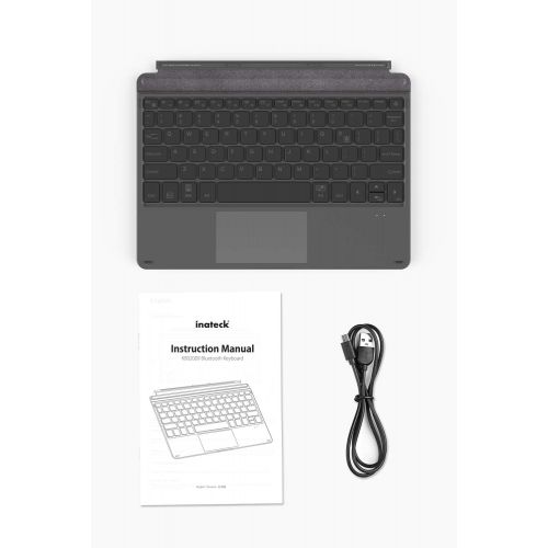  [아마존베스트]Inateck Surface Go Keyboard, Bluetooth 5.1, 7-Color Backlight, Compatible with Surface Go 1 and Go 2 (2020 New), KB02009 Black