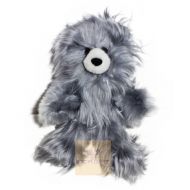 Etsy Silver 10 IN - 13 IN / PREMIUM Baby Alpaca Suri Fur Teddy Bear- Stuffed Toy from Peru Plush llama Toy - Special gift handmade in Peru