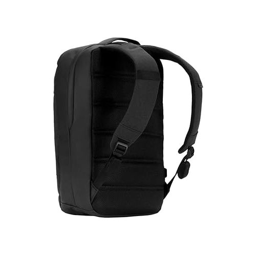 인케이스 Incase Compact Backpack - Travel Backpack + Laptop Bag - Plush Fleece Lined Laptop Compartment Fits 16-inch Laptop - Compact Carry On Backpack for Travel (18in x 13in x 5in x 17.5L) - Black