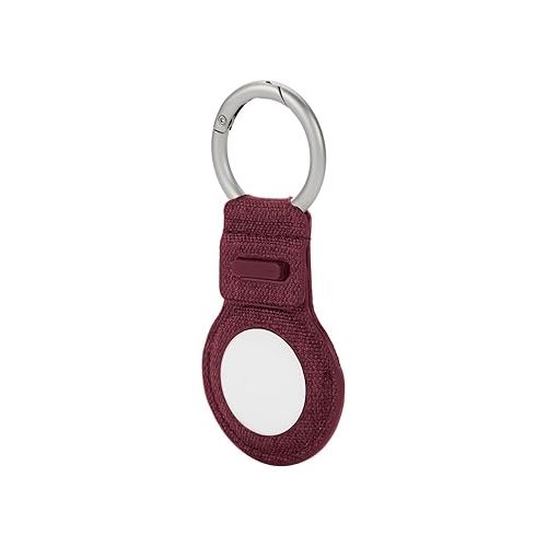 인케이스 Incase Woolenx Key Clip for Airtag - Lightweight, Form-Fitting Apple Airtag Holder - Durable Airtag Keychain with Metal Quick Clip Key Ring (3.6 x 1.6 x 0.2 in) - Cosmic Red