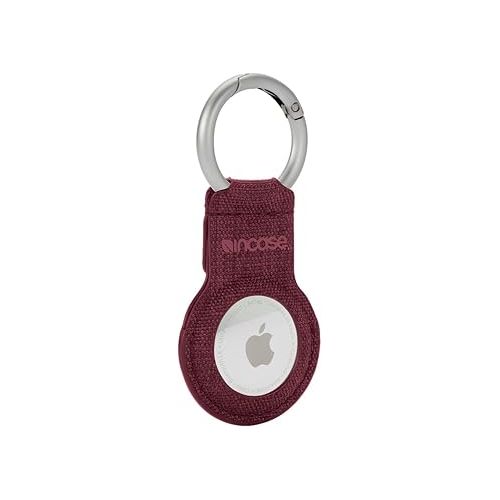 인케이스 Incase Woolenx Key Clip for Airtag - Lightweight, Form-Fitting Apple Airtag Holder - Durable Airtag Keychain with Metal Quick Clip Key Ring (3.6 x 1.6 x 0.2 in) - Cosmic Red