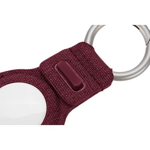 인케이스 Incase Woolenx Key Clip for Airtag - Lightweight, Form-Fitting Apple Airtag Holder - Durable Airtag Keychain with Metal Quick Clip Key Ring (3.6 x 1.6 x 0.2 in) - Cosmic Red