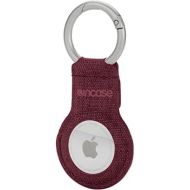 Incase Woolenx Key Clip for Airtag - Lightweight, Form-Fitting Apple Airtag Holder - Durable Airtag Keychain with Metal Quick Clip Key Ring (3.6 x 1.6 x 0.2 in) - Cosmic Red