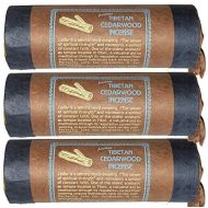 인센스스틱 Tibetan Cederwood Incense, 4.5 Length - 3 Packs, 30 Sticks Per Pack