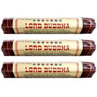 인센스스틱 Lord Buddha Tibetan Incense, 6 Length - 3 Packs, 45 Sticks per Pack