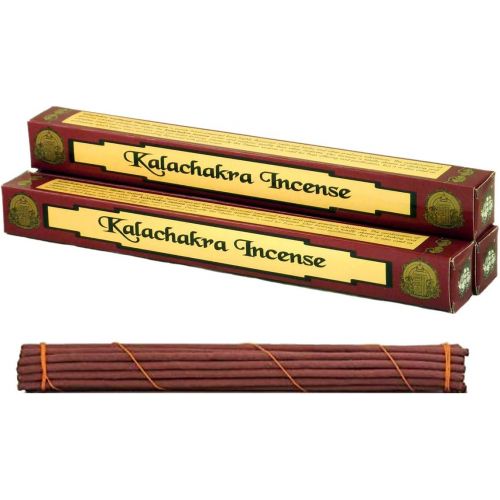  인센스스틱 Kalachakra Tibetan Incense, 10 Length - 3 Packs, 40 Sticks Per Pack
