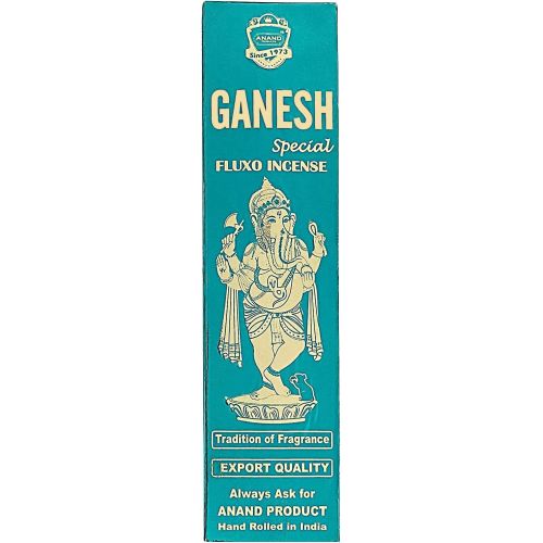  인센스스틱 Ganesh Special Fluxo Incense - 5 Packs, 25 Grams per Pack