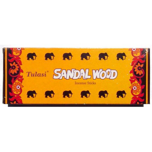  인센스스틱 Tulasi Sandalwood Incense - Sarathi - 8 stick per pack