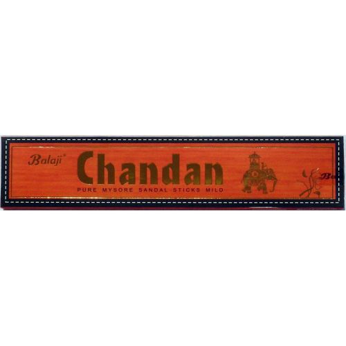  인센스스틱 Incense Chandan - Pure Mysore Sandal Sticks - Balaji Product - 15 stick box boxes - Sold in sets of 4 boxes