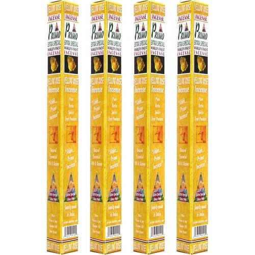  인센스스틱 Yellow Rose Incense - Primo Line - 25 gram triangle tubes - Sets of 4 tubes