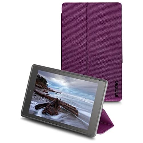  Incipio Clarion Folio Fire HD 8 Case (Previous Generation - 2015 release), Plum Purple