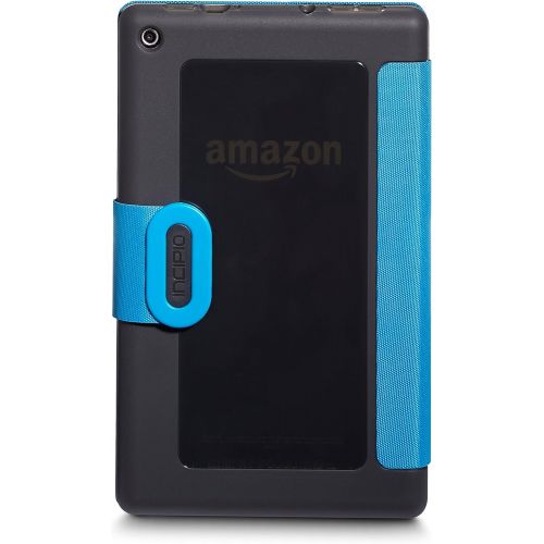  Incipio Clarion Folio Fire HD 8 Case (Previous Generation - 2015 release), Cyan Blue