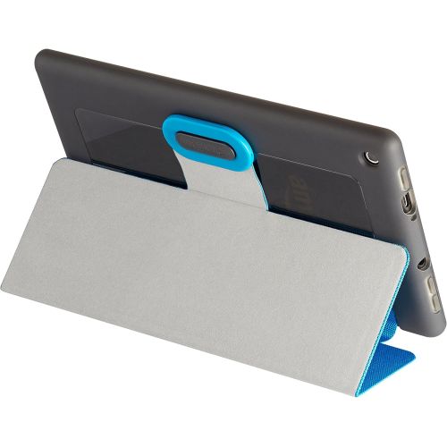  Incipio Clarion Folio Fire HD 8 Case (Previous Generation - 2015 release), Cyan Blue