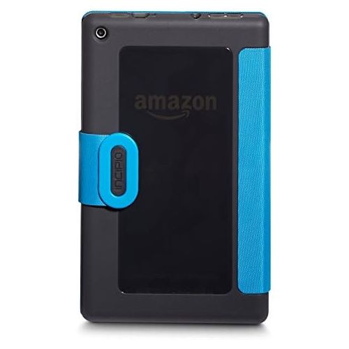  Incipio Clarion Folio Fire HD 8 Case (Previous Generation - 2015 release), Cyan Blue