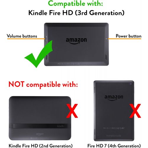  Tek-nical Case for the Kindle Fire HD by Incipio, Black (will only fit 3rd generation)