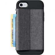 Bestbuy Incipio - Esquire Series Wallet Case for Apple iPhone 7 - Heather dark gray