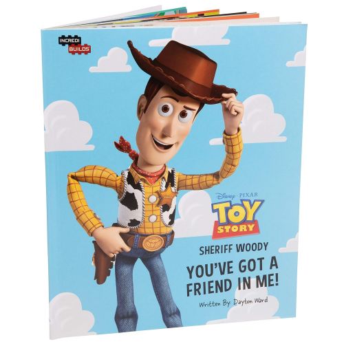 디즈니 IncrediBuilds Disney Pixar: Toy Story Woody Book and 3D Wood Model Figure Kit - Build, Paint and Collect Your Own Wooden Movie Model - Great for Kids and Adults, 8+ - 5 3/4