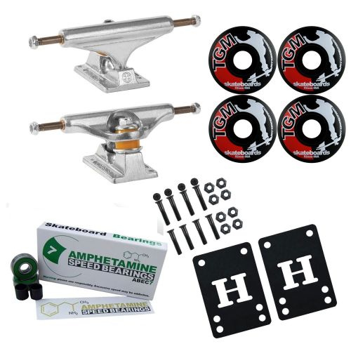  Independent 129 Skateboard Trucks, Wheels, ABEC 7 Beari