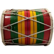 [아마존베스트]India Meets India Dholak 8 Folk Instrument Handmade by Excellent Indian Artisans