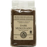 India Tree Dark Muscovado Sugar, 1 Pound (Pack of 6)