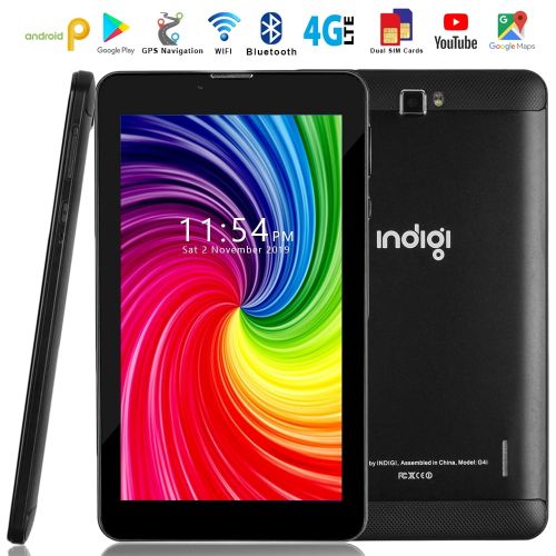  Indigi 7.0 Unlocked 2-in-1 3G SmartPhone + TabletPC Android 4.4 KitKat AT&T  T-Mobile (Black) w KeyCase Included