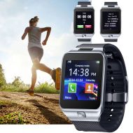 Indigi E3 Bluetooth Sync SmartWatch For iOS and Android - Wireless w Caller ID + SpeakerPhone + Music + Remote Shutter